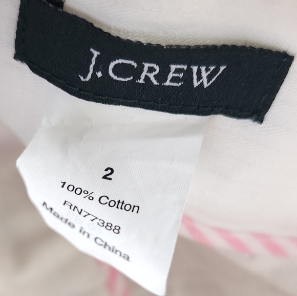 🔴 J. CREW Off White Tan Dotted Skirt Sz 2 - Picture 7 of 11